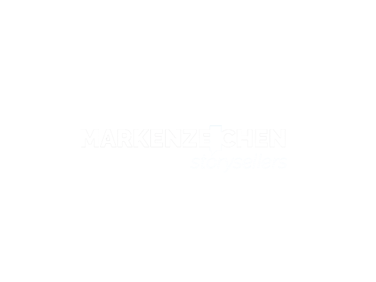 Logo der Markenzeichen Agentur in weiß